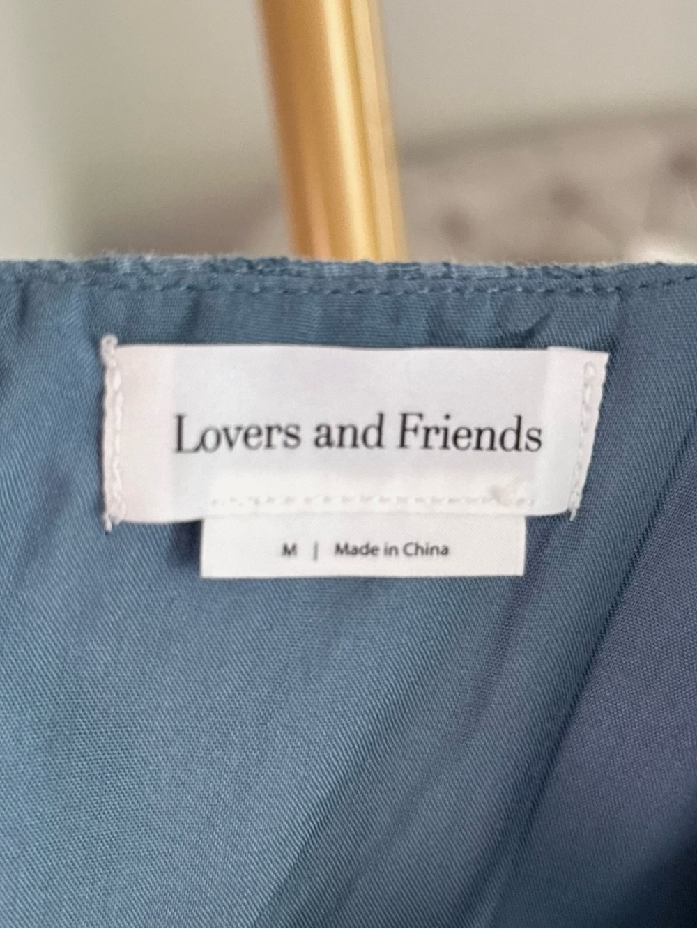 Lovers + Friends Bentley Coquette Romper in Blue - Size Medium - Picture 7 of 7